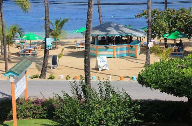 Hotel Playa Colibri bar plage Las Terrenas